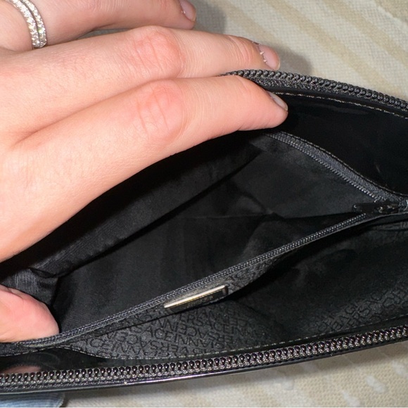 Gianni Versace vintage black patent leather tote shoulder bag silver hardware - Picture 7 of 16